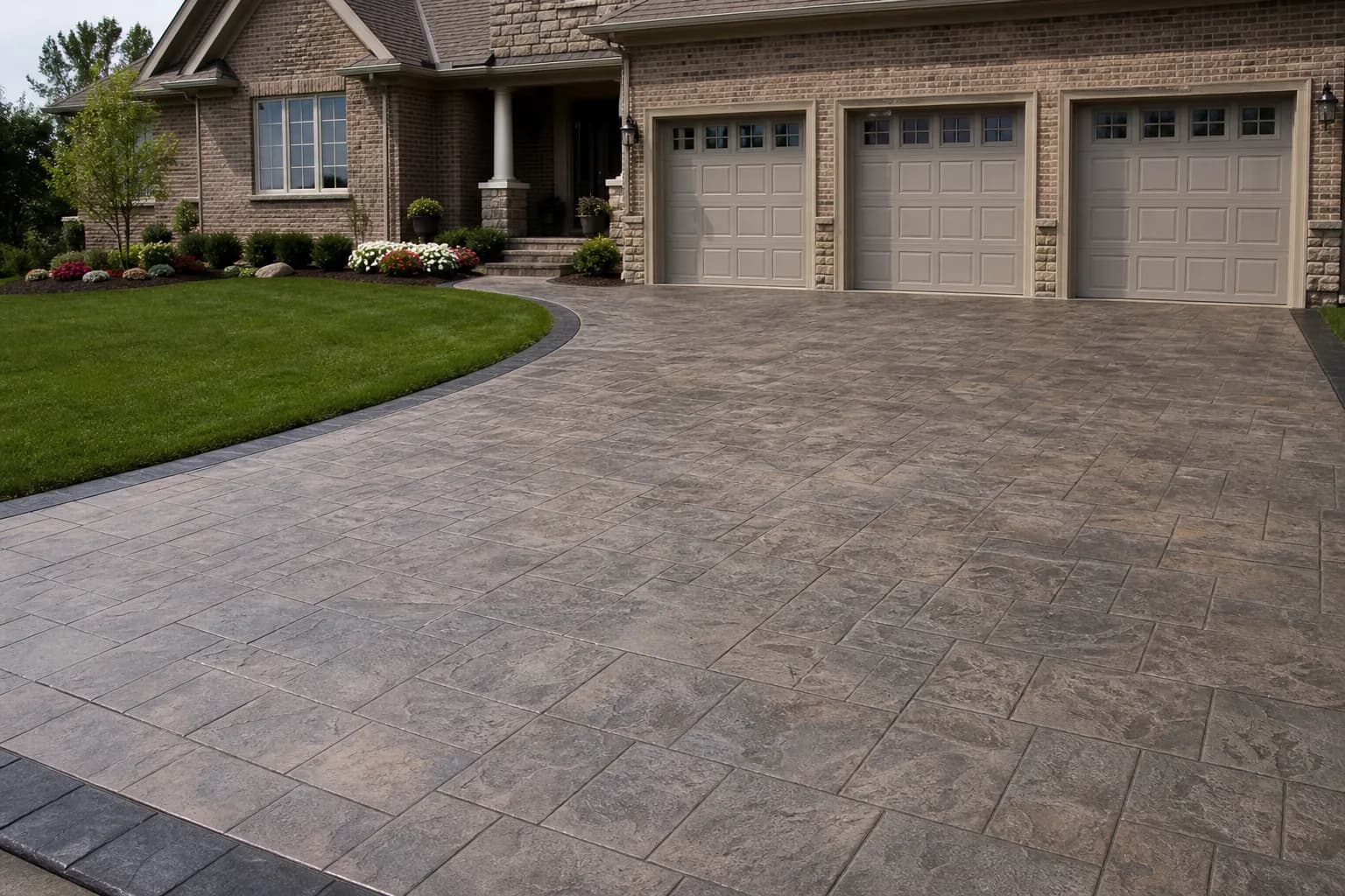 Stamped Driveway